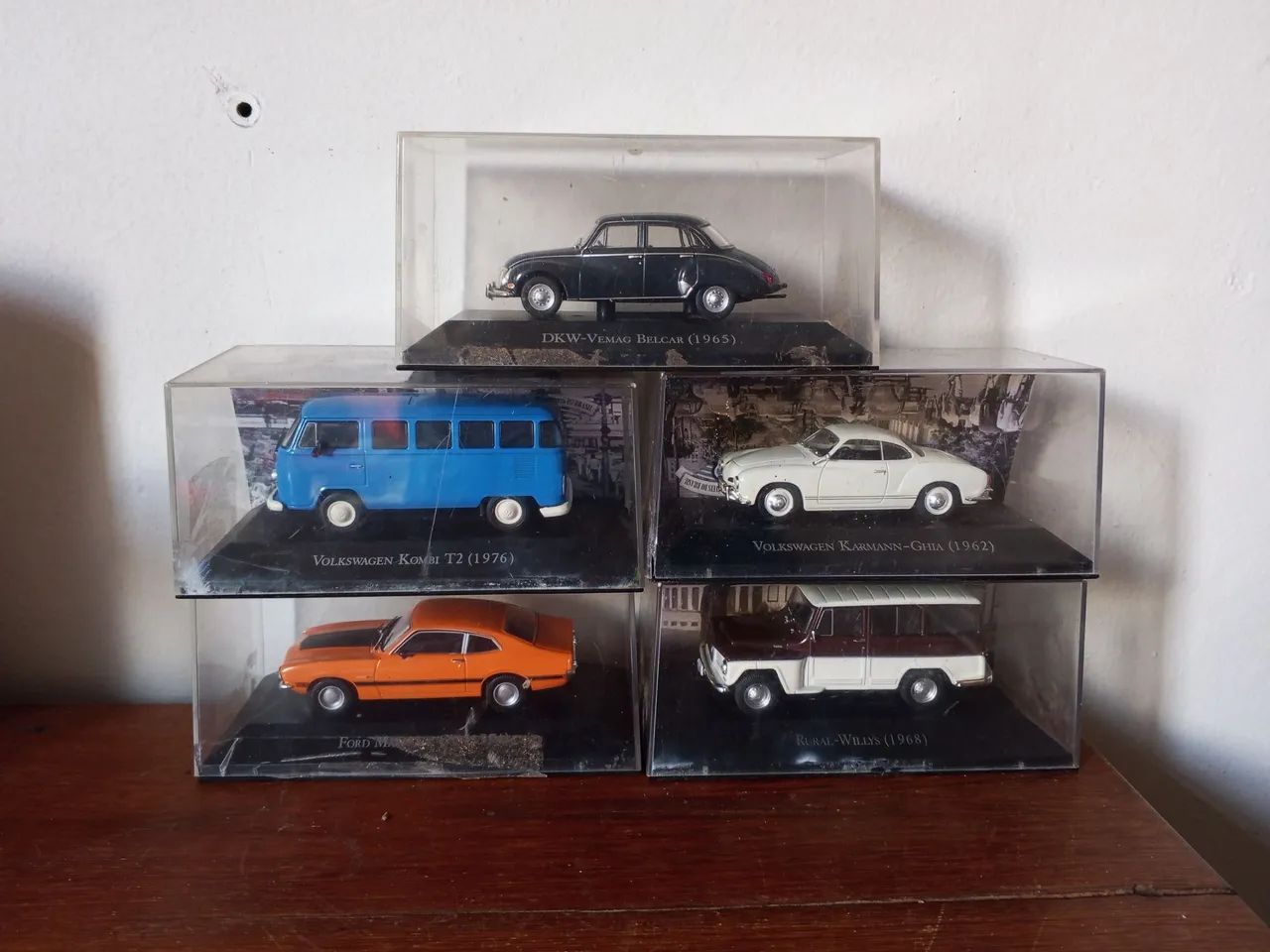 Carros antigos coleção miniatura