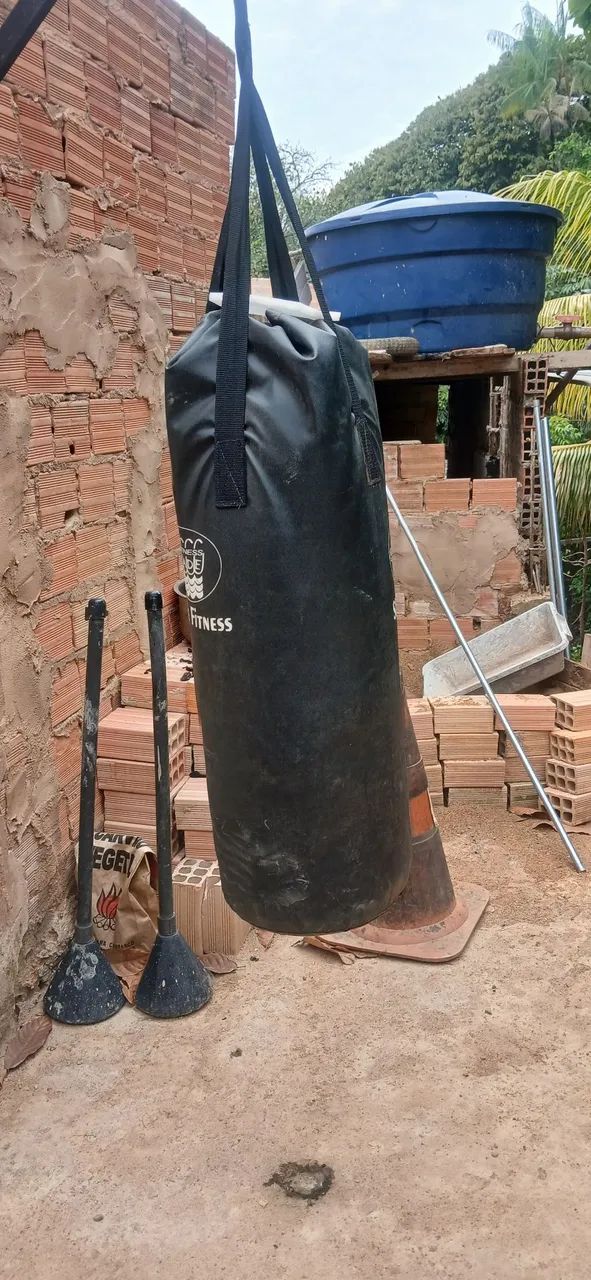 Saco de box com suporte