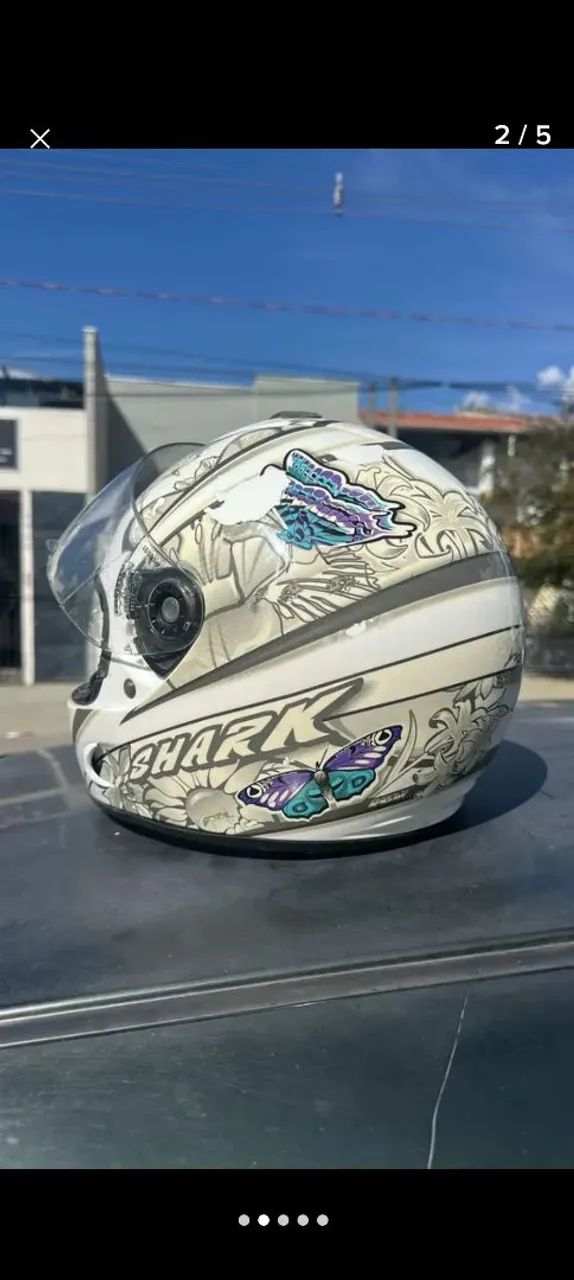 Capacete shark S800 Buttertly - Foto 3