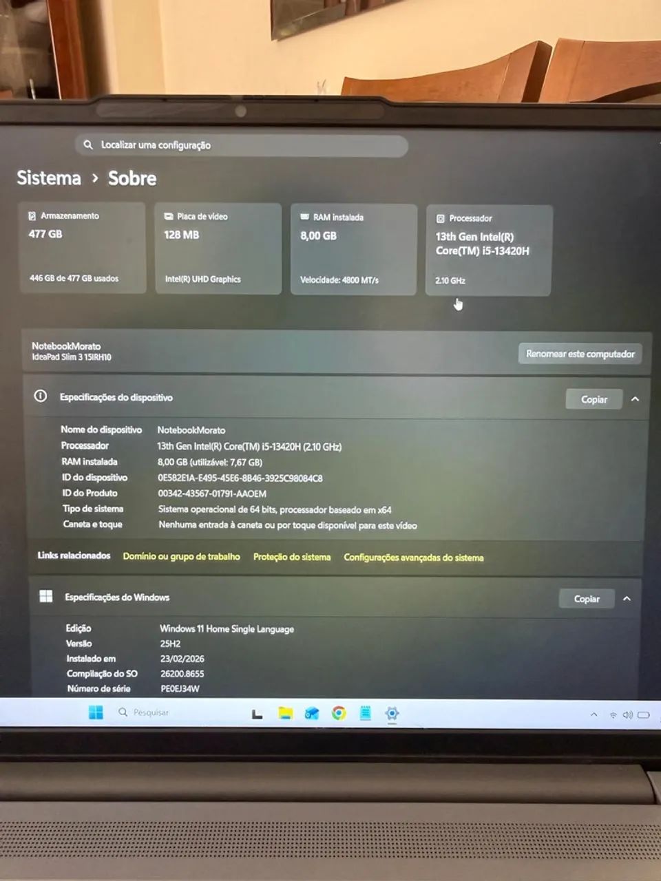 Notebook Lenovo IdeaPad Slim 3 - Foto 5