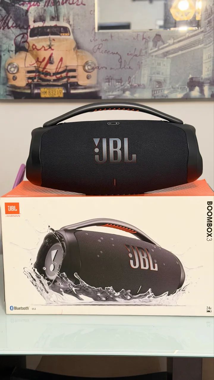Boombox 3 JBL | 7 semana de uso apenas muita nova e conservada 