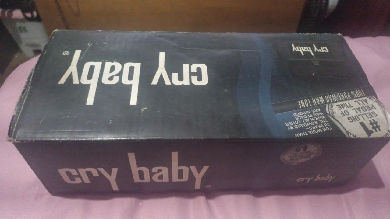 Caixa e Manual pedal cry baby (Apenas Caixa e manual)
