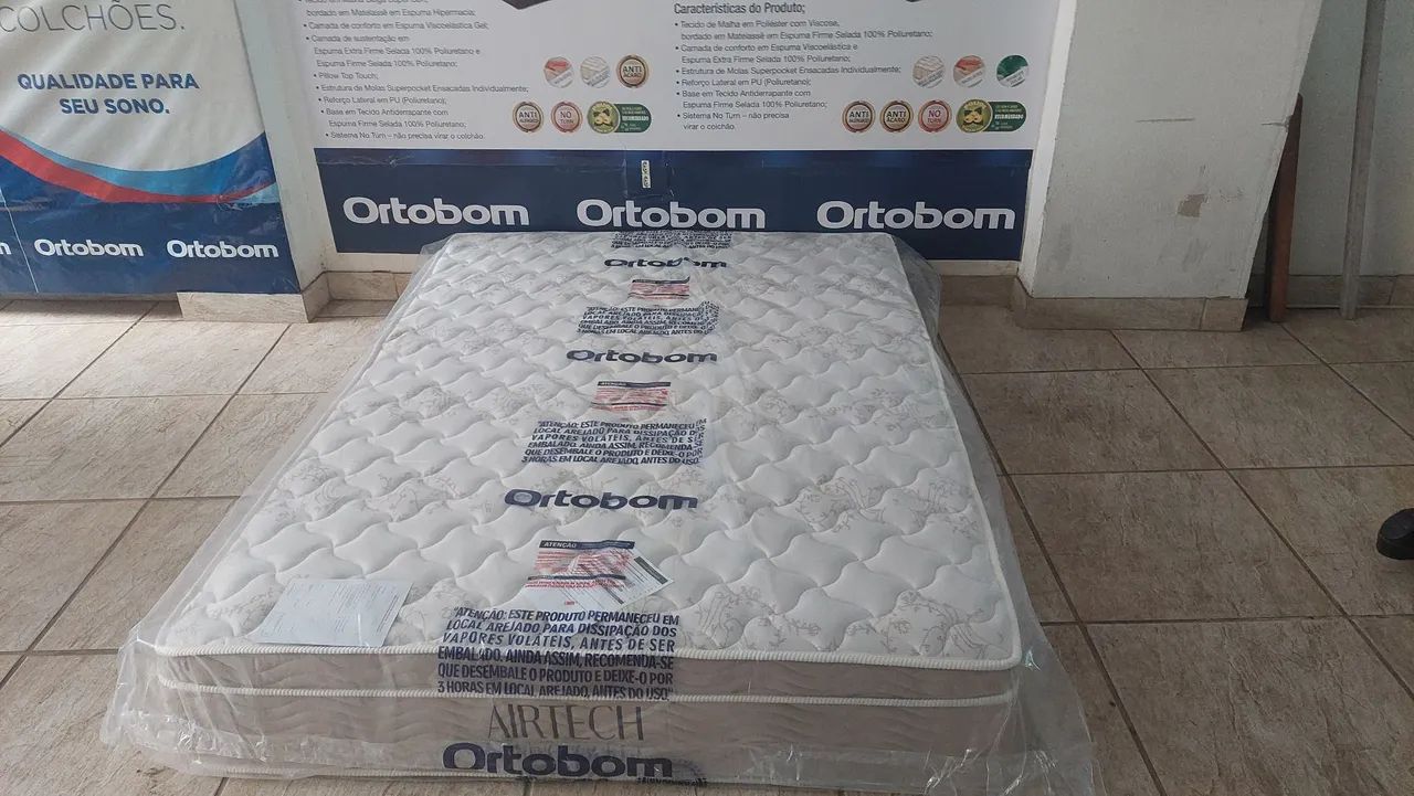 Colchão Ortobom casal molas ensacadas  - Foto 3