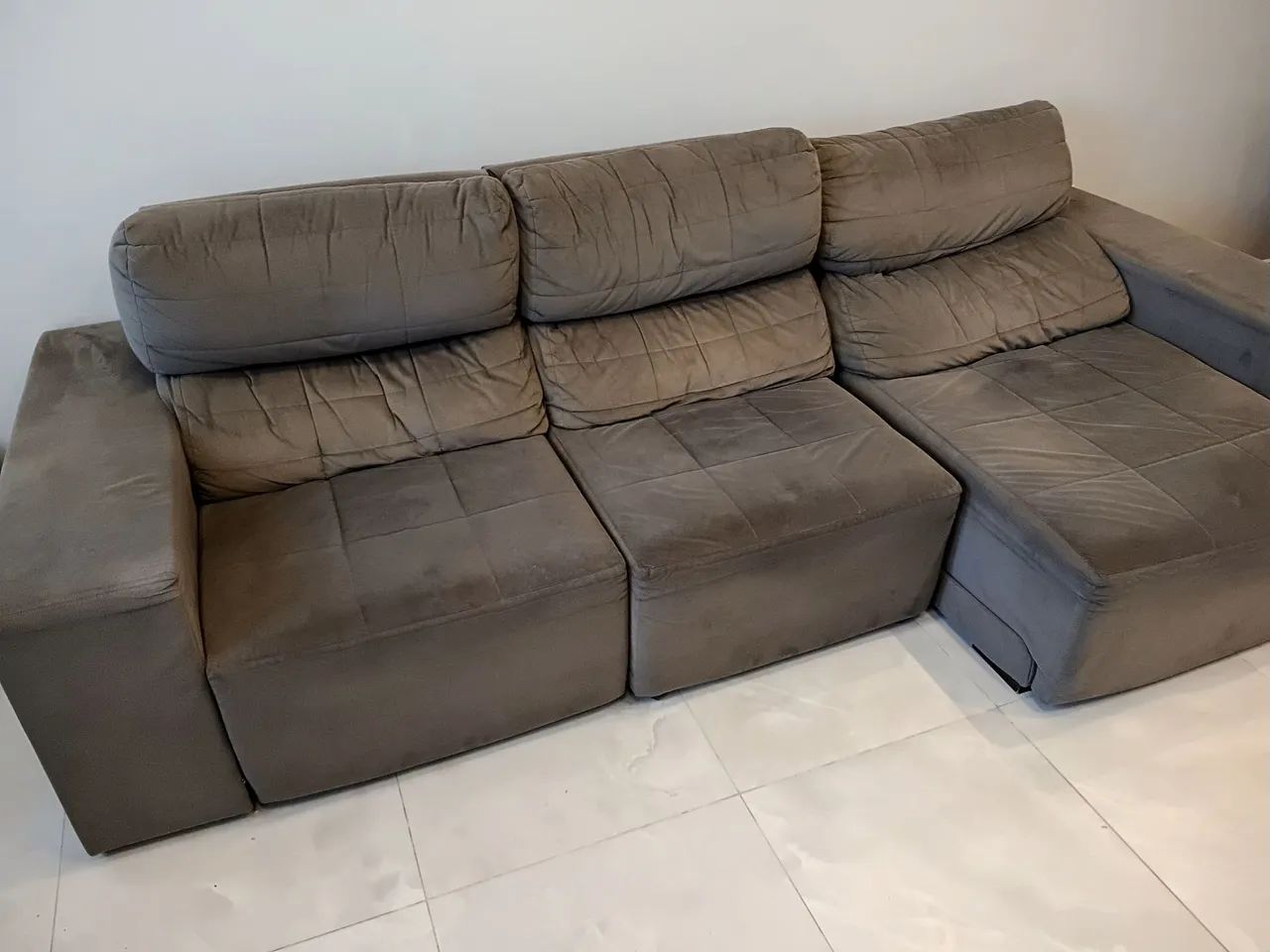 Sofá retrátil com 2,90 m de largura  - Foto 4