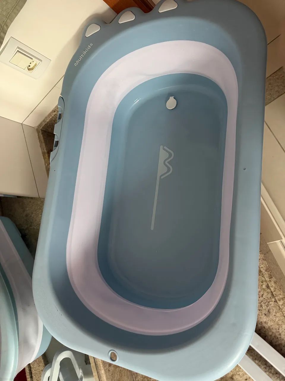 Banheira multikids jacaré azul 
