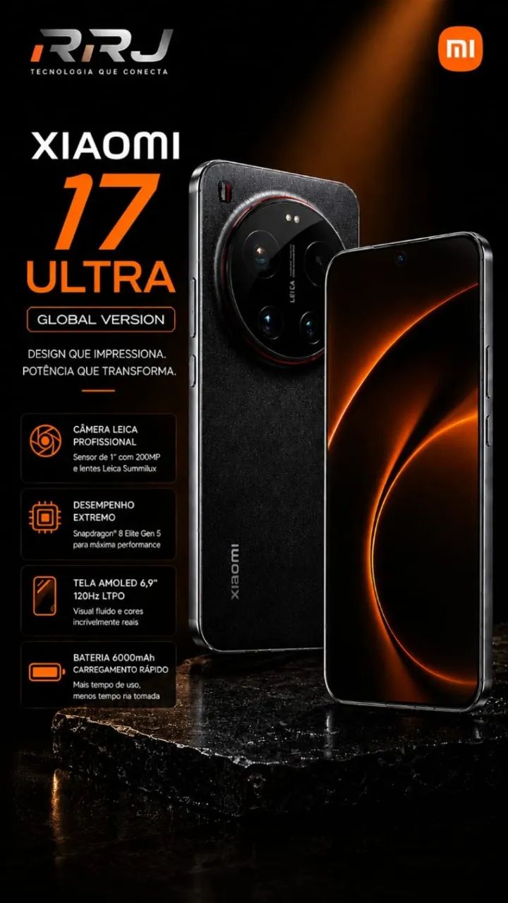 Xiaomi 17 Ultra 16GB 512GB e 1TB Global - Celulares e Smartphones