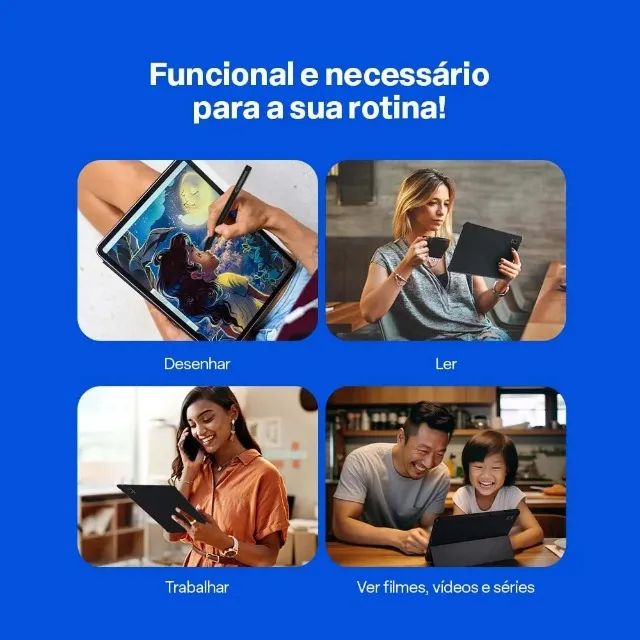 (Novo) Tablet M11 4g Tela 10.4 Fhd 8gb Ram + 128gb Multi - Nb430 Cor Prateado - Foto 4