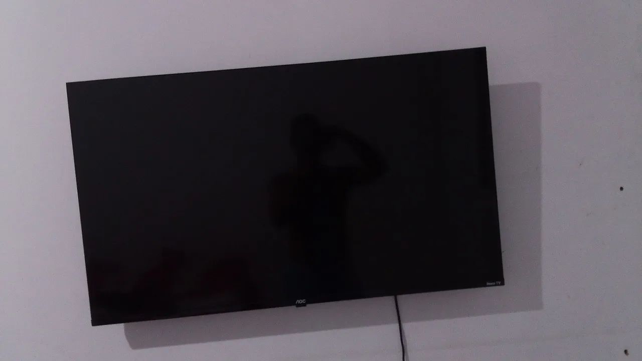 Tv ROKU 43 polegadas com um mês de comprada com nota fiscal 
