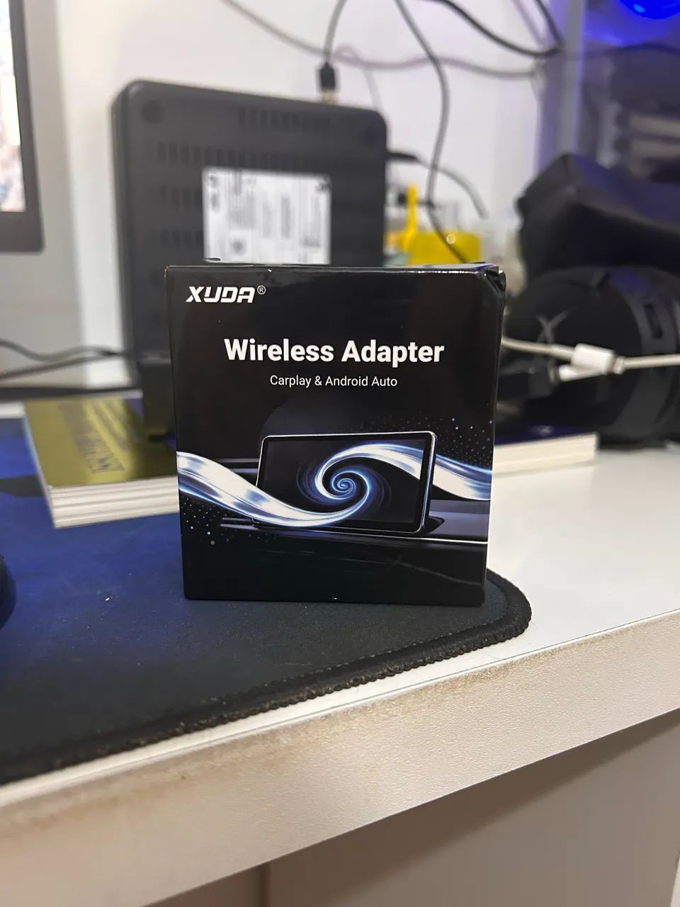 Adaptador para CarPlay e Android auto sem fio