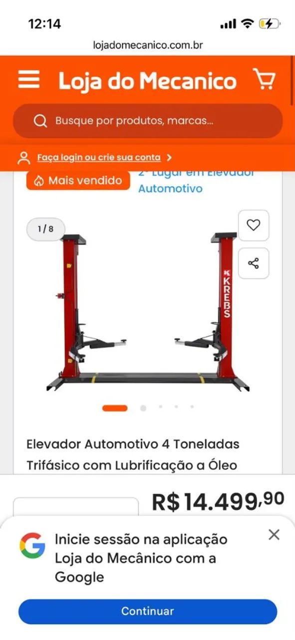 Elevador krebs 4,5 toneladas - Foto 5