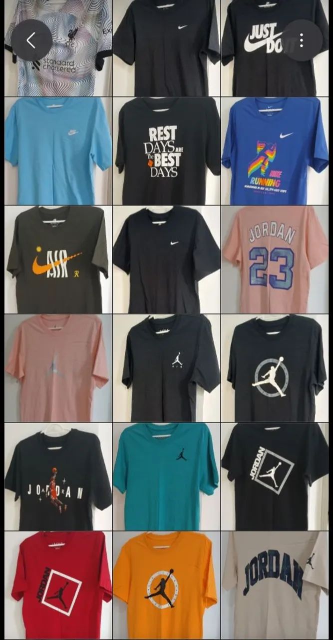 Camisas originais novas