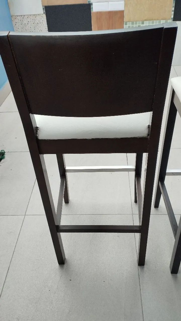 2 cadeiras alta  - Foto 2