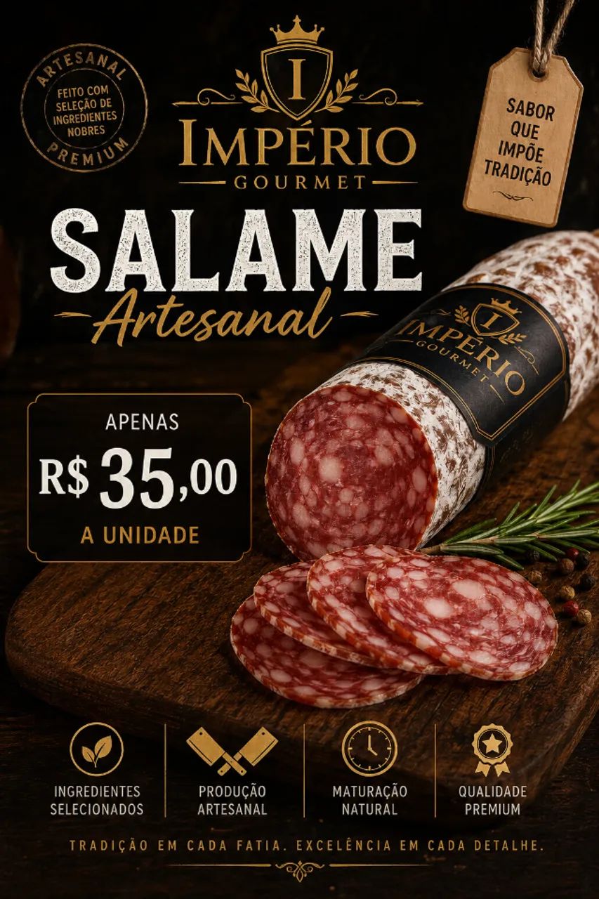 SALAME ARTEZANAL SABORES