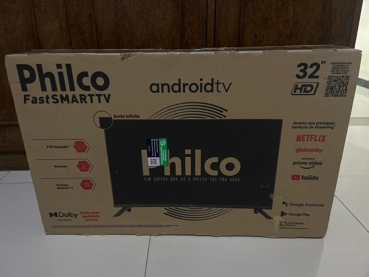 Philco Fast SMAT TV 32 polegadas HD