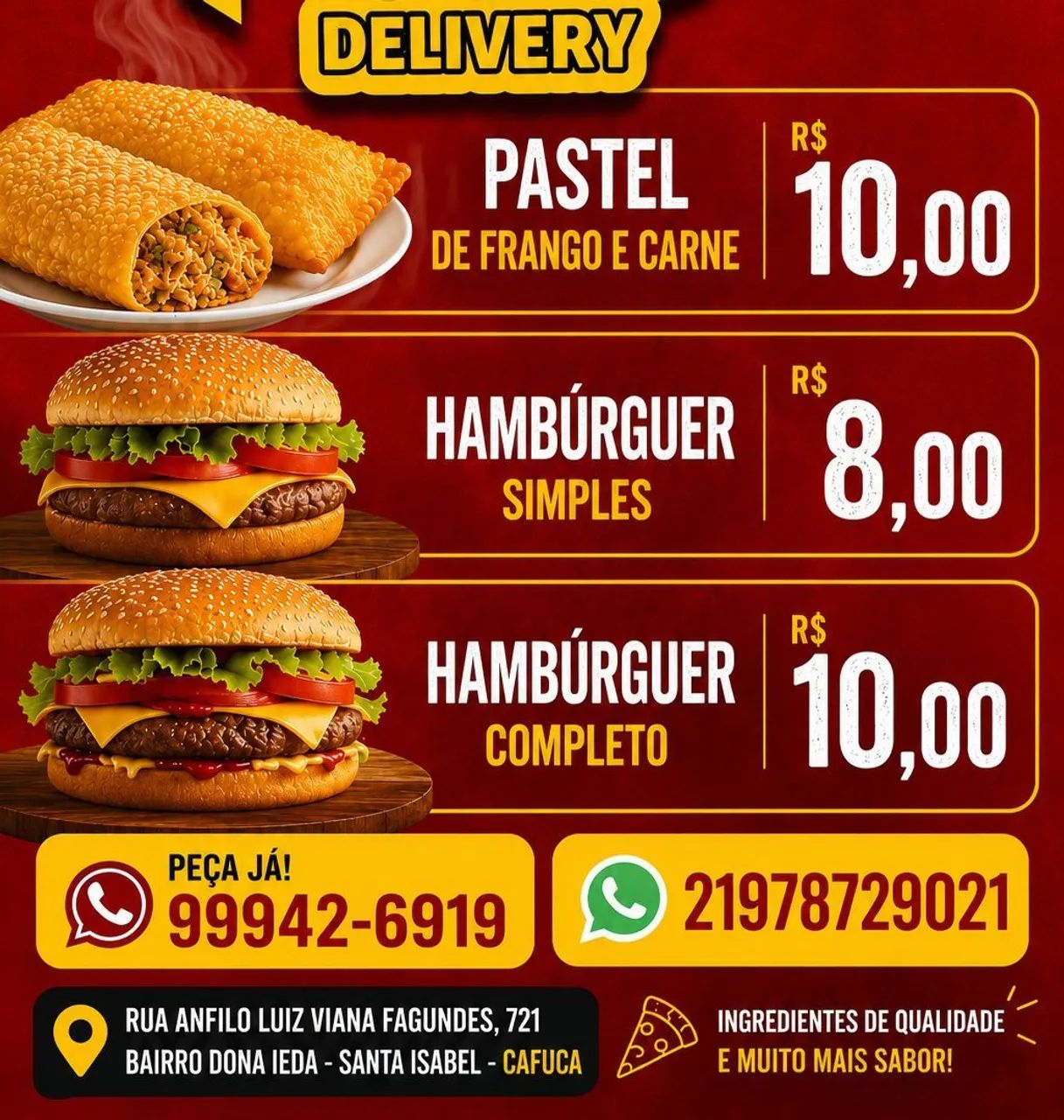 DU, ROCHA PIZZAS É LANCHES  - Foto 4