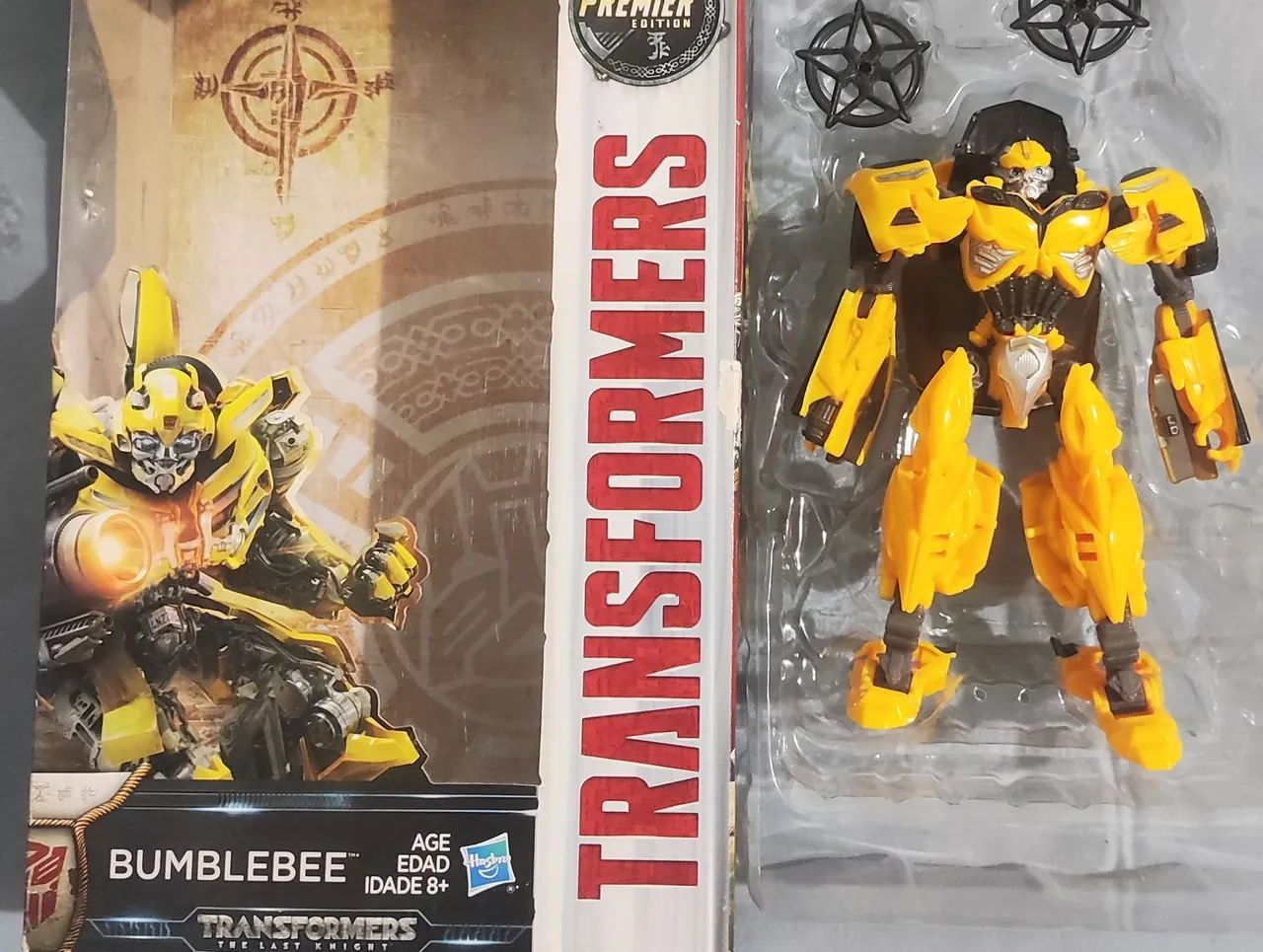 Transformers Premier Edition TLK Deluxe Bumblebee Usado - Foto 3