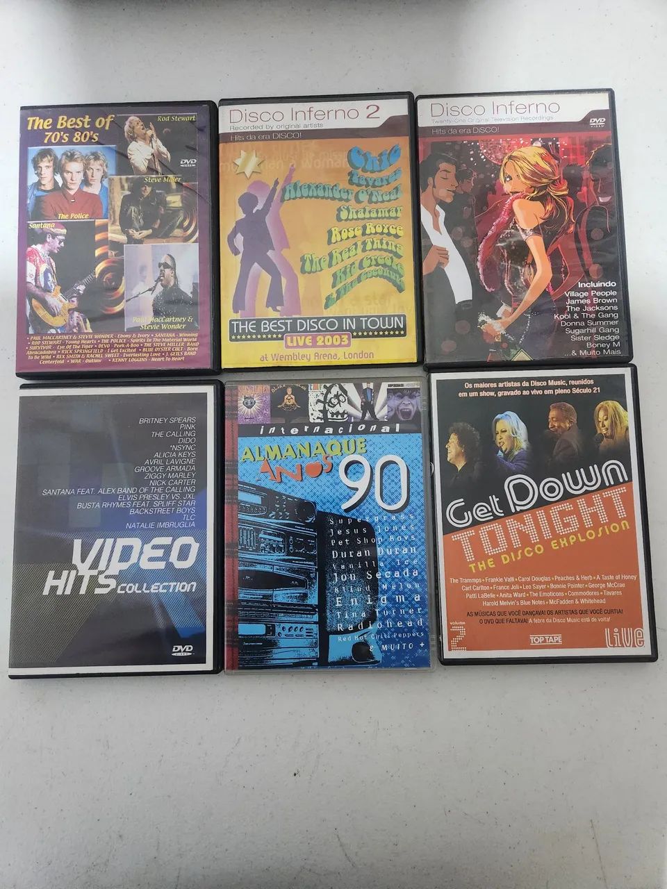 31 DVDs Internacionais originais em ótimo estado 