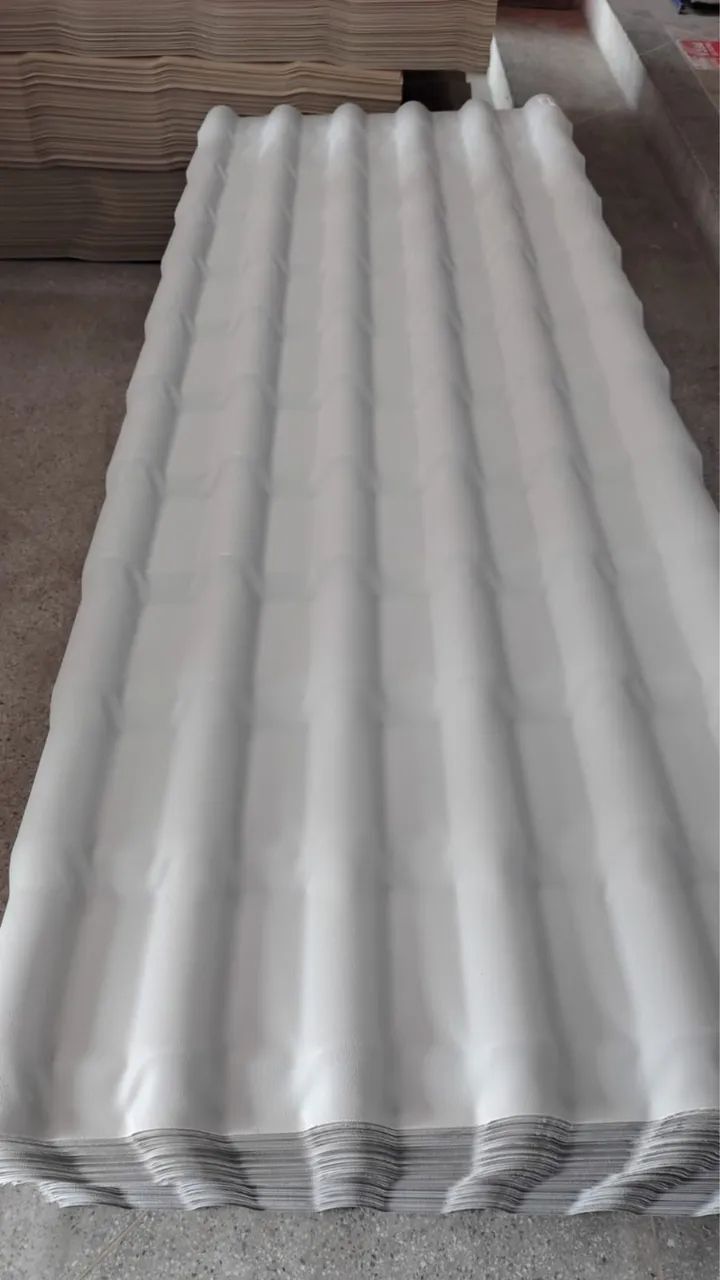 Gray PVC Flat Roof Tile
