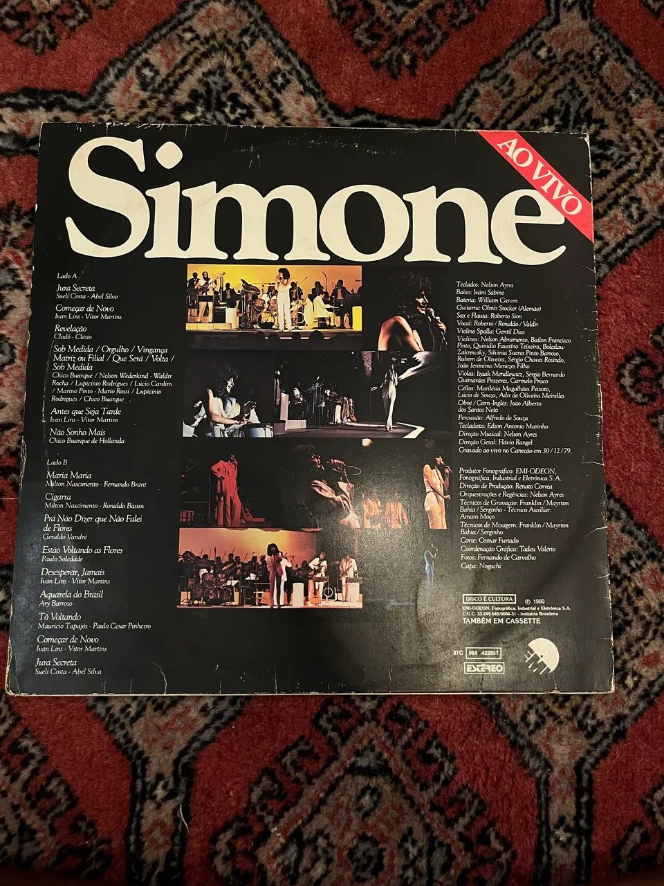 Lp- Simone- Ao Vivo (Disco/Vinil) - Foto 2