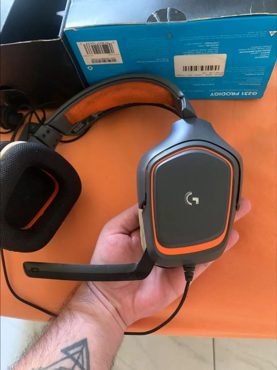 Headset Gamer Logitech G231 Prodigy + Caixa - Funciona 100% - Foto 3