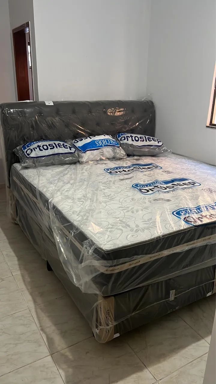 Cama box molas ensacadas King entregamos 