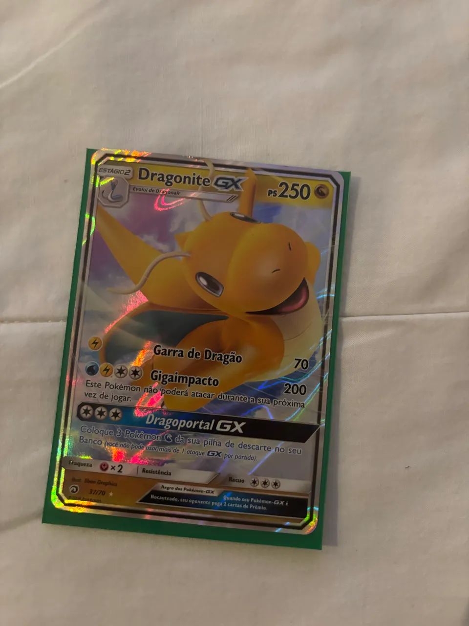 Carta Pokémon Dragonite-GX