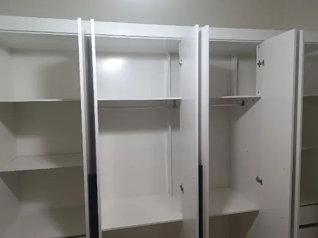 Guarda Roupa Casal 8 portas Branco - Foto 2