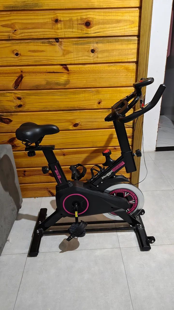 Bicicleta ergométrica + barra fixa de porta 