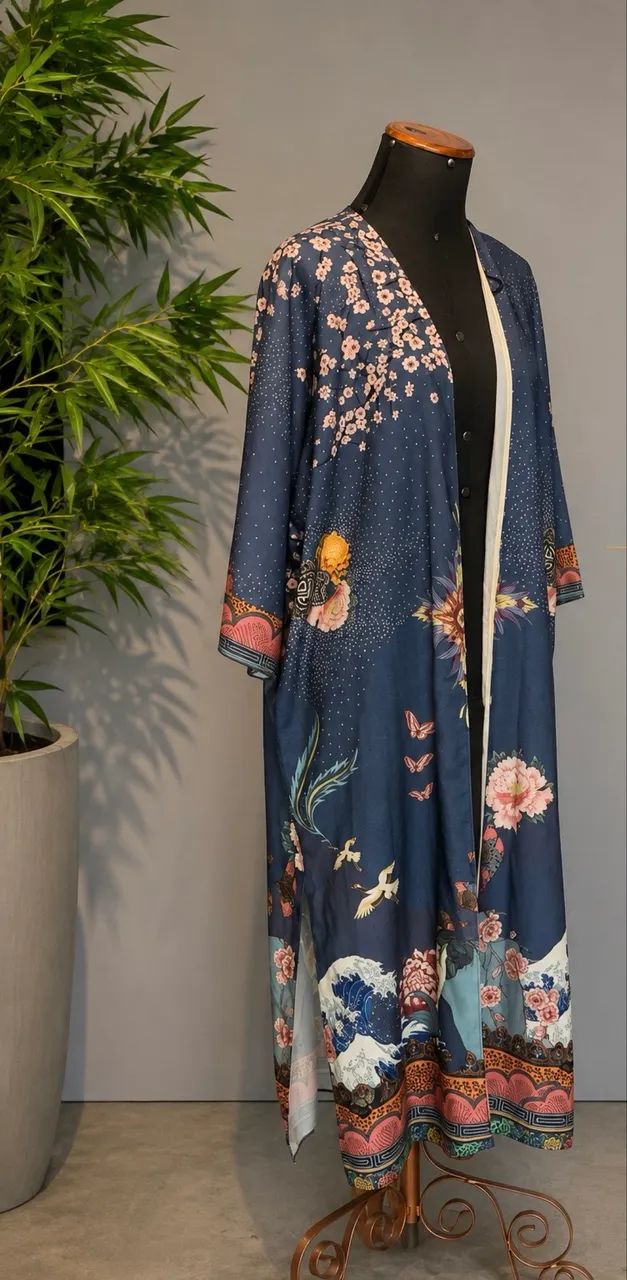 Kimono alongado tamanho P