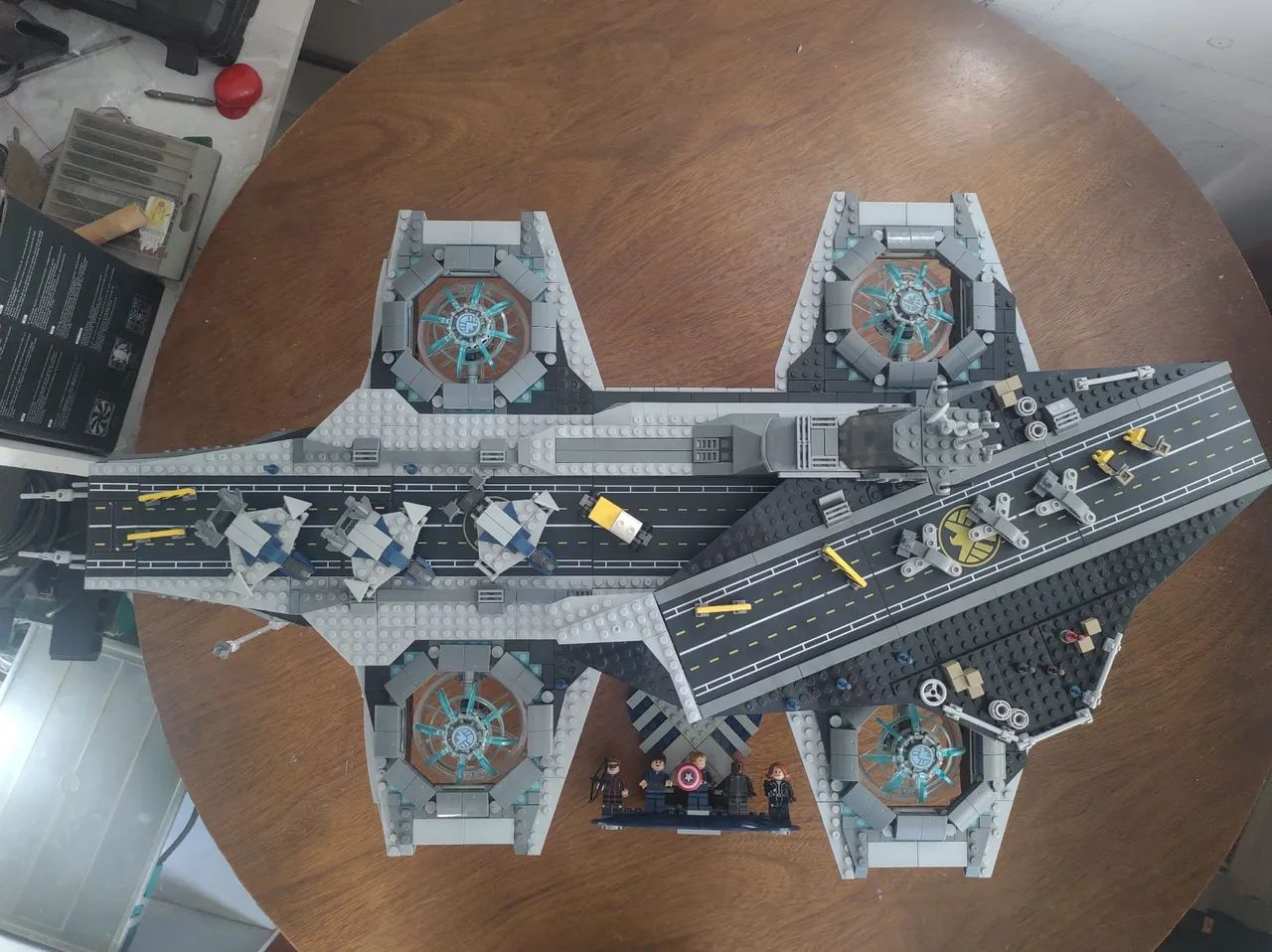 LEPIN 07043 HELICARRIER DA SHIELD - Foto 4