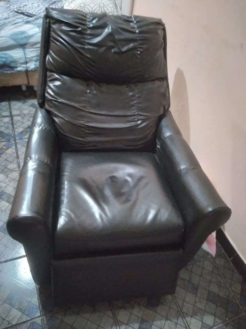 Poltrona em curvim - Foto 2