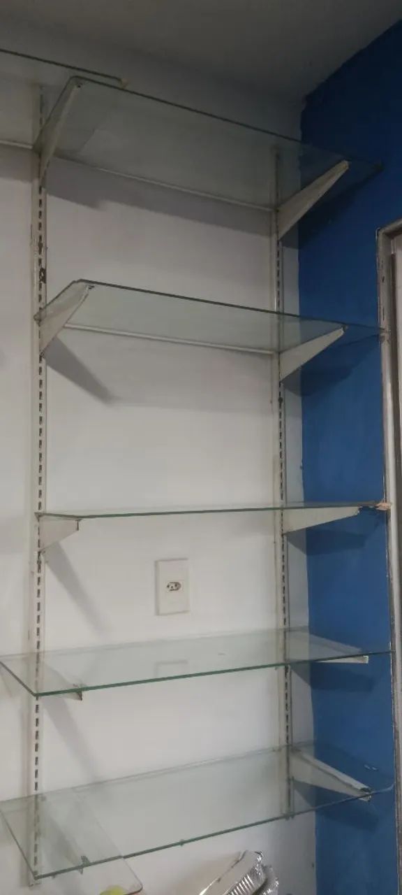 Prateleiras de vidro de parede - Foto 3