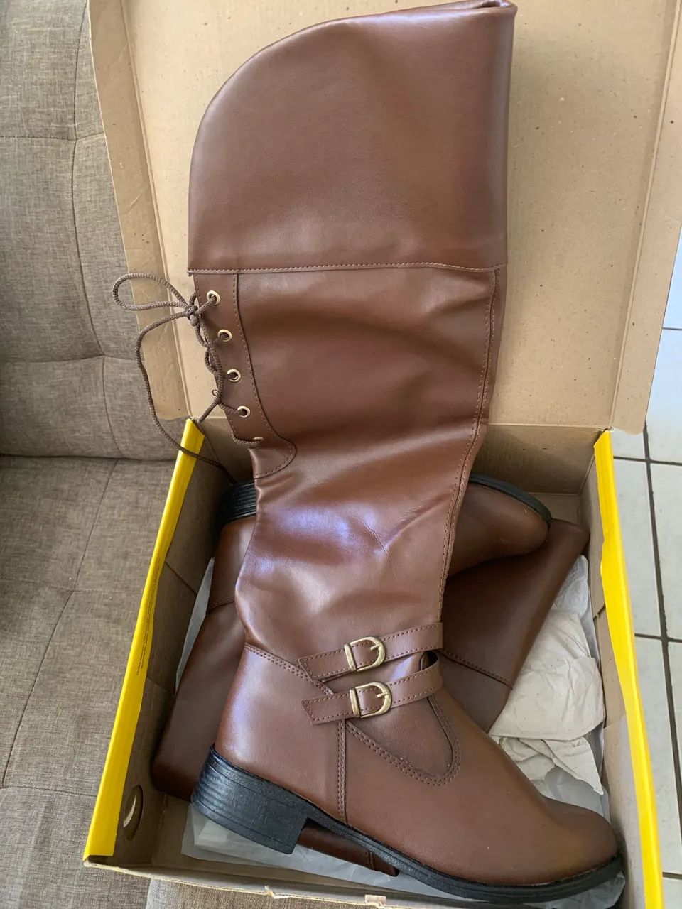 Bota cano alto 