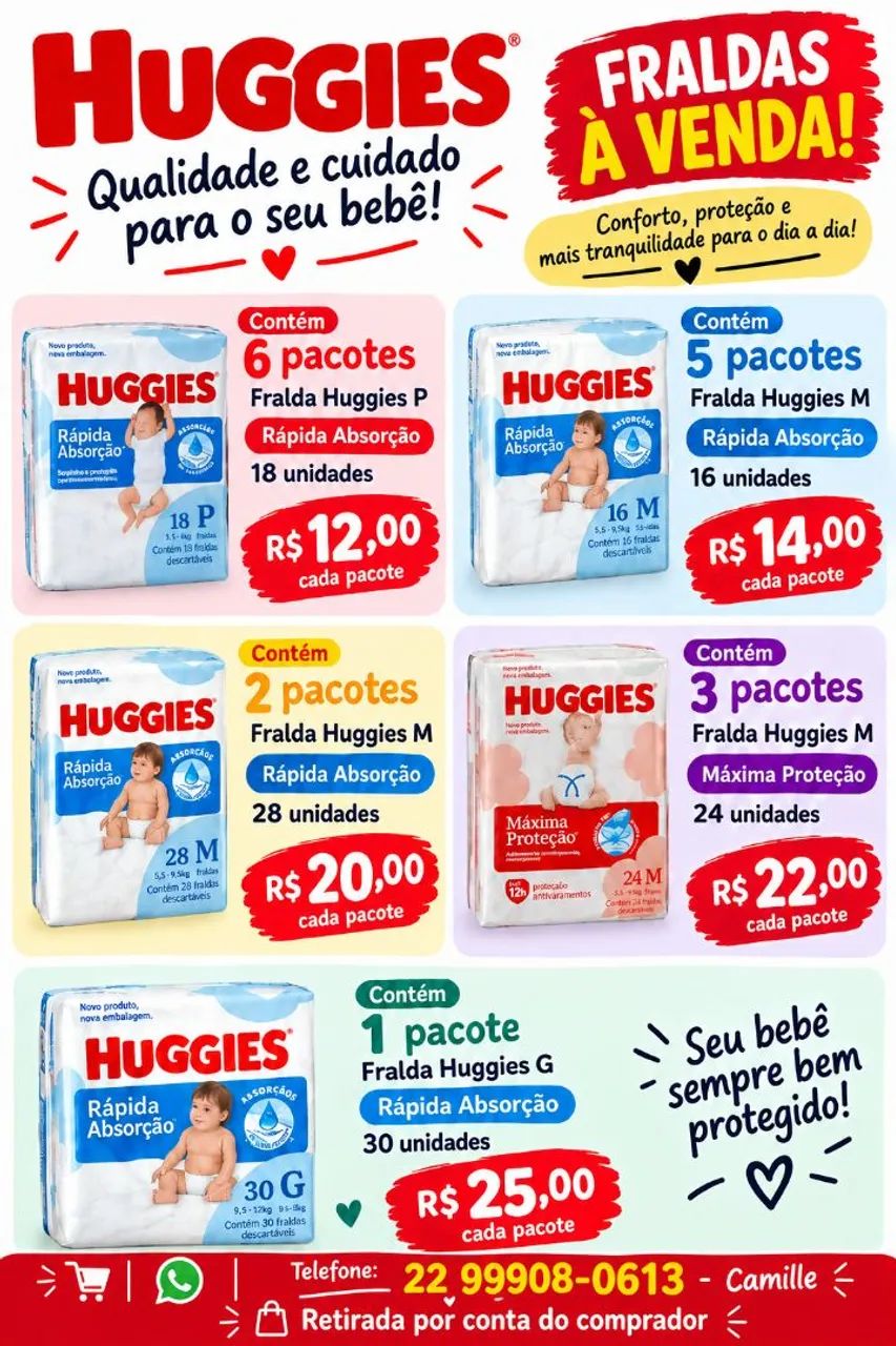 Fralda Huggies G  - Foto 3