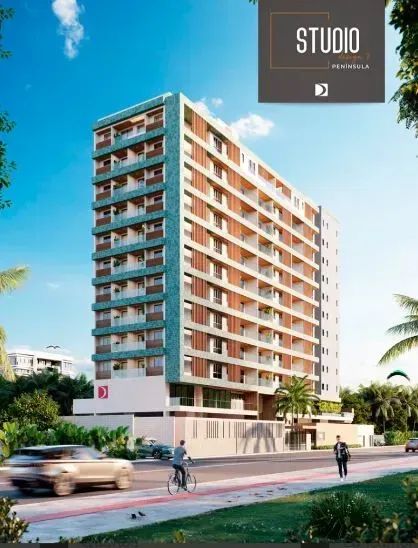 Studio Desing 7 - Studio Alto Padrão com Varanda na Península