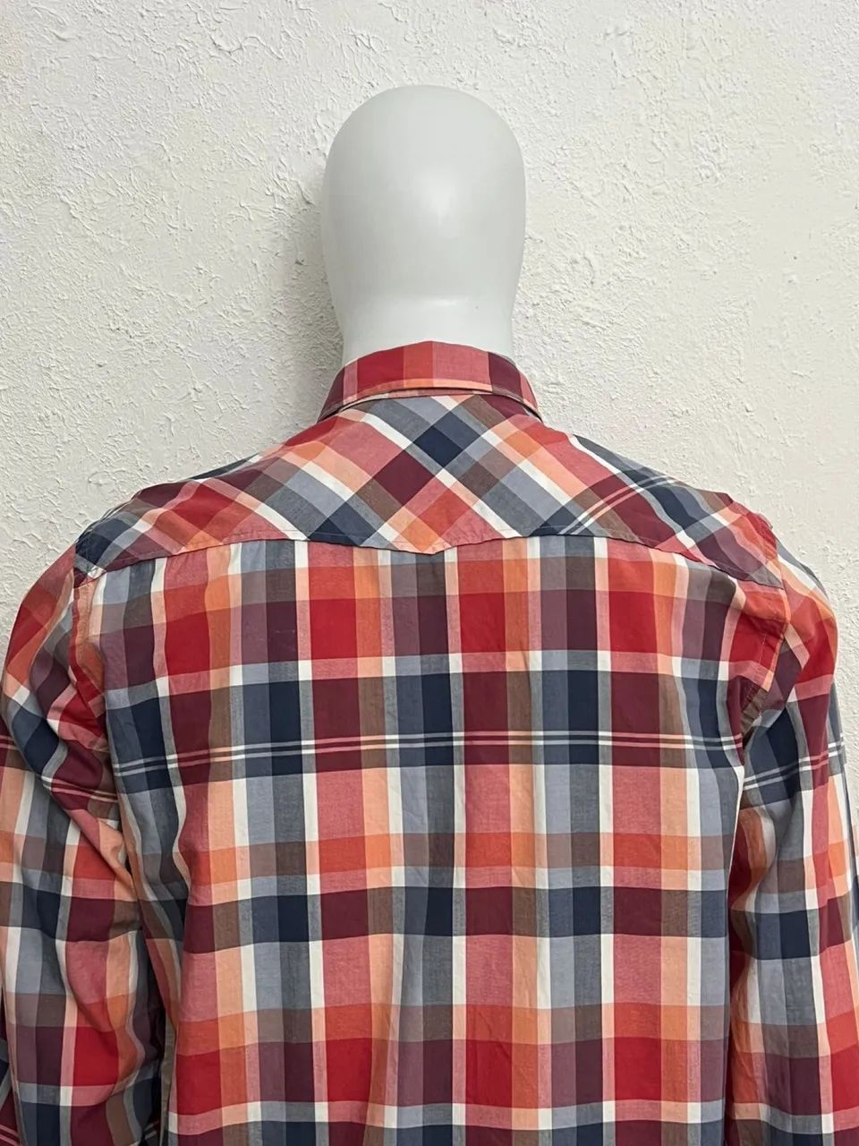 Camisa Xadrez Convicto Tamanho M Algodão Ótimo Estado - Foto 4