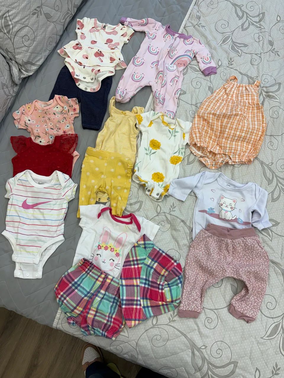 Kit roupas menina RN e 0 a 3 meses - Foto 2