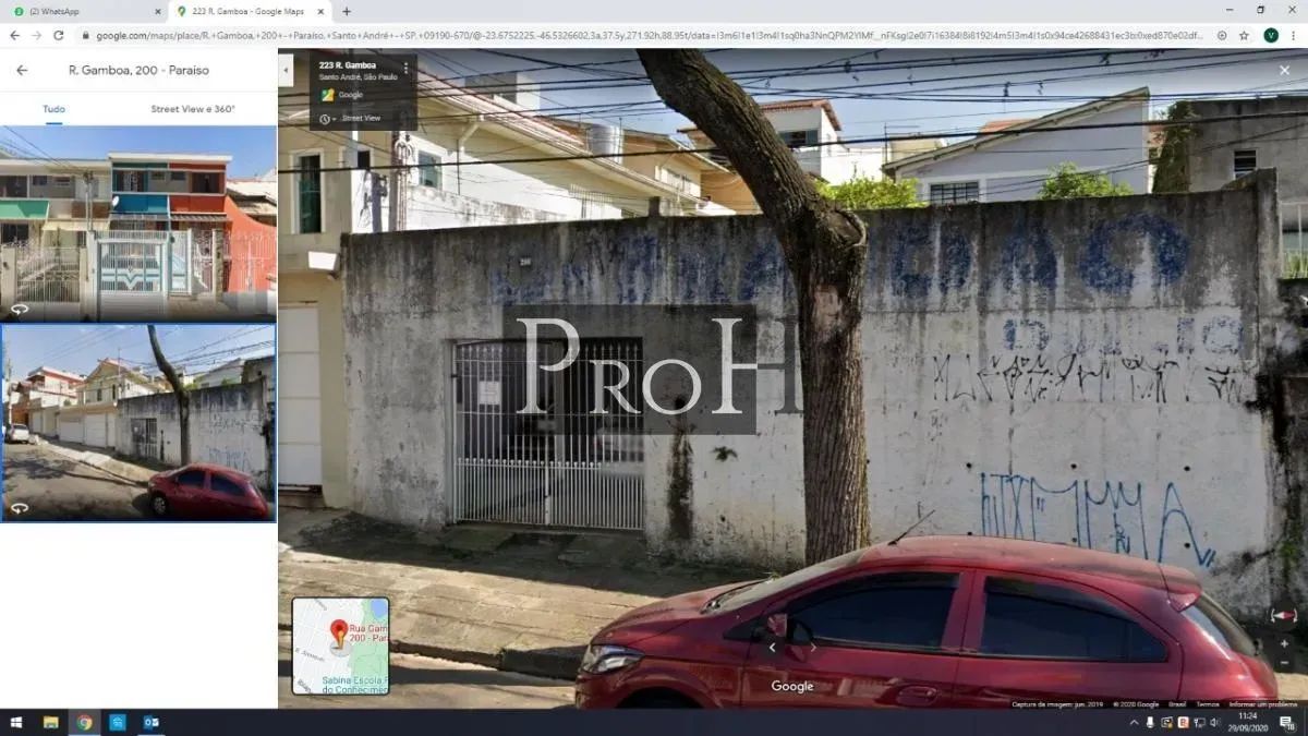 Terreno com casa antiga Paraíso Santo André - Foto 4