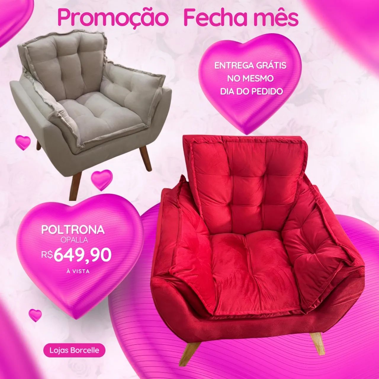 Poltrona super confortável a pronta entrega 