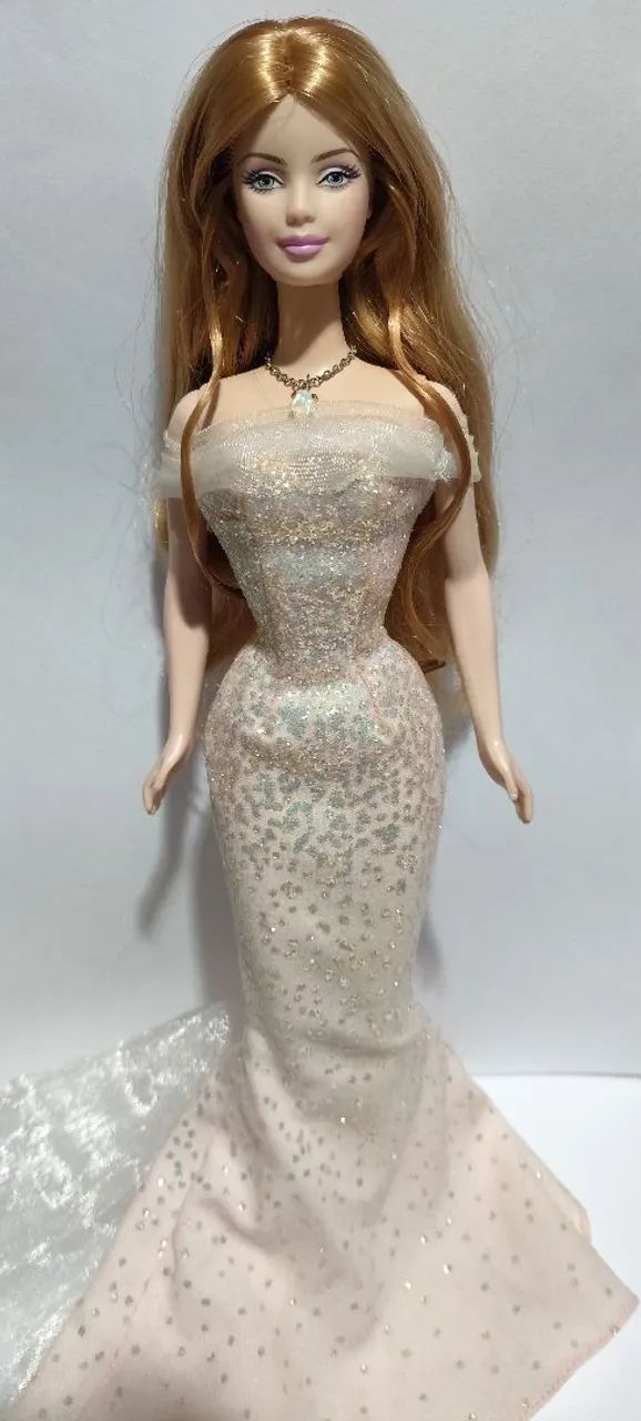 Boneca Barbie Birthstone Collection October Opala - Foto 2