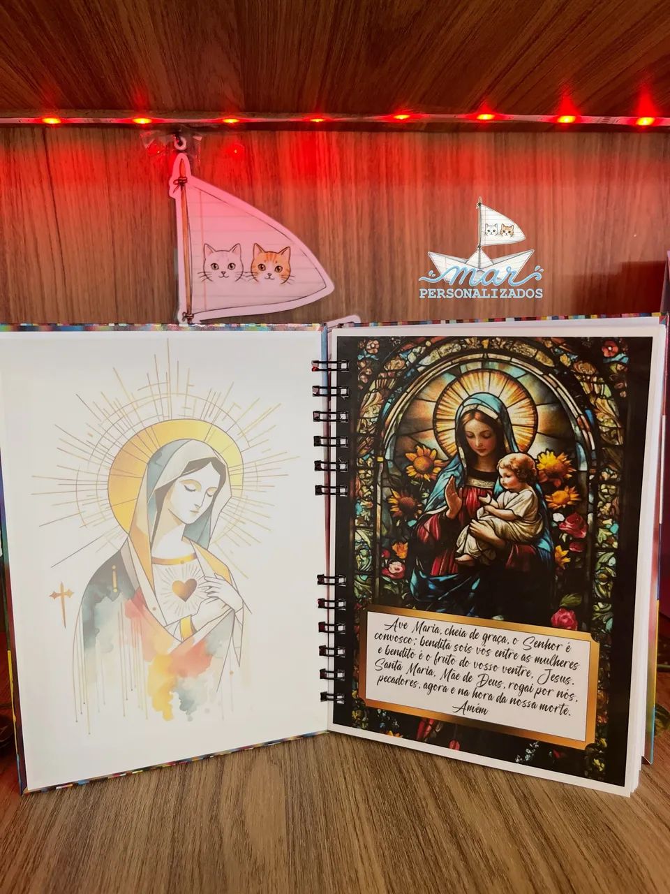 Caderno A5 nossa senhora  - Foto 2