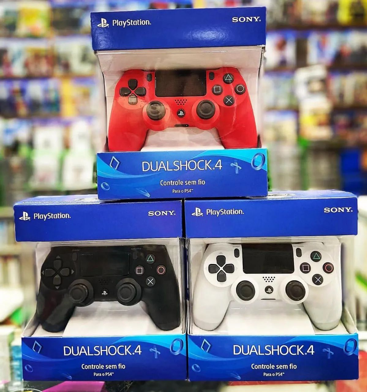 Controle ps4 compatível com Pc e tv 