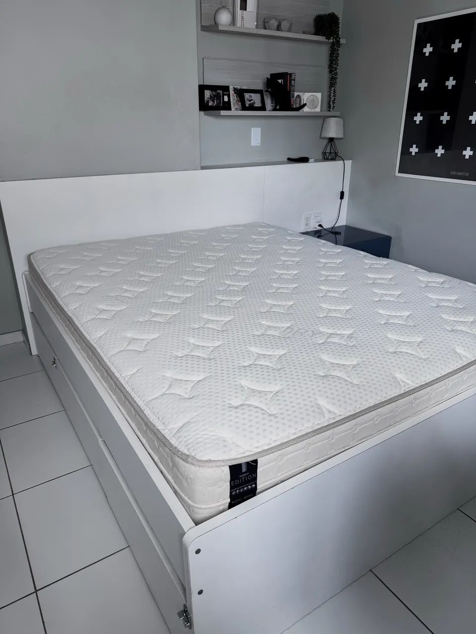 Base de Cama com gavetas - Queen  - Foto 4