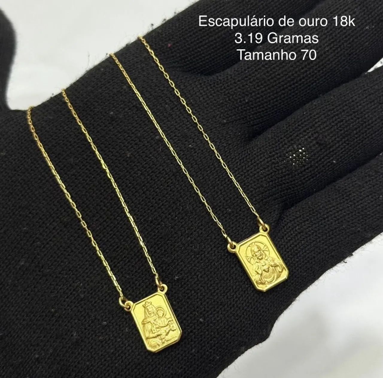 Escapulário Ouro 18k 