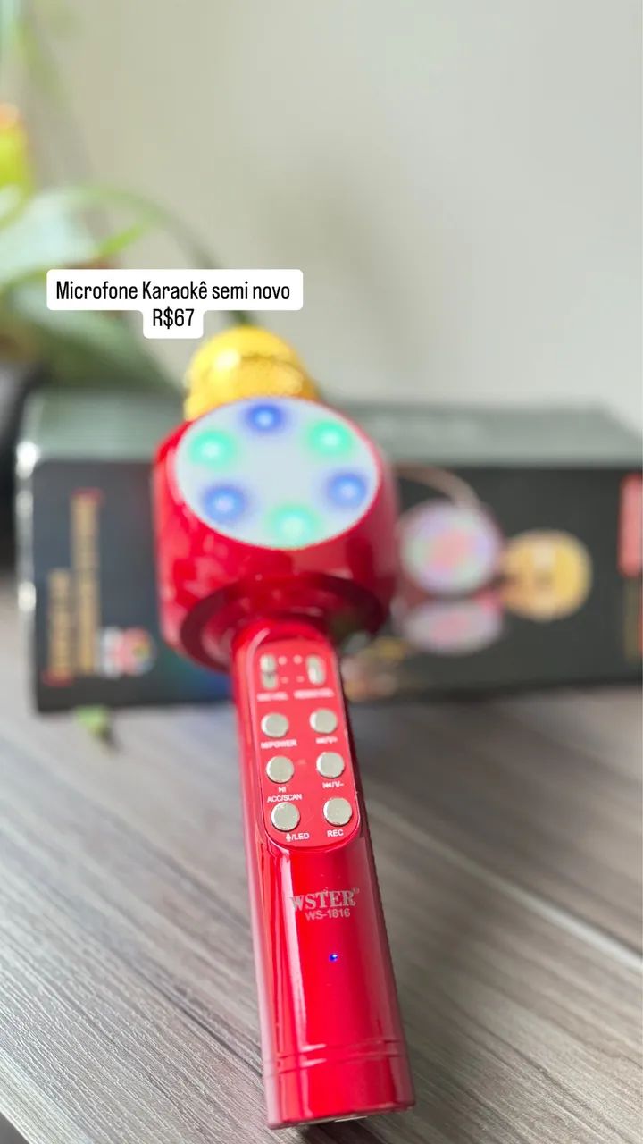Microfone karaokê