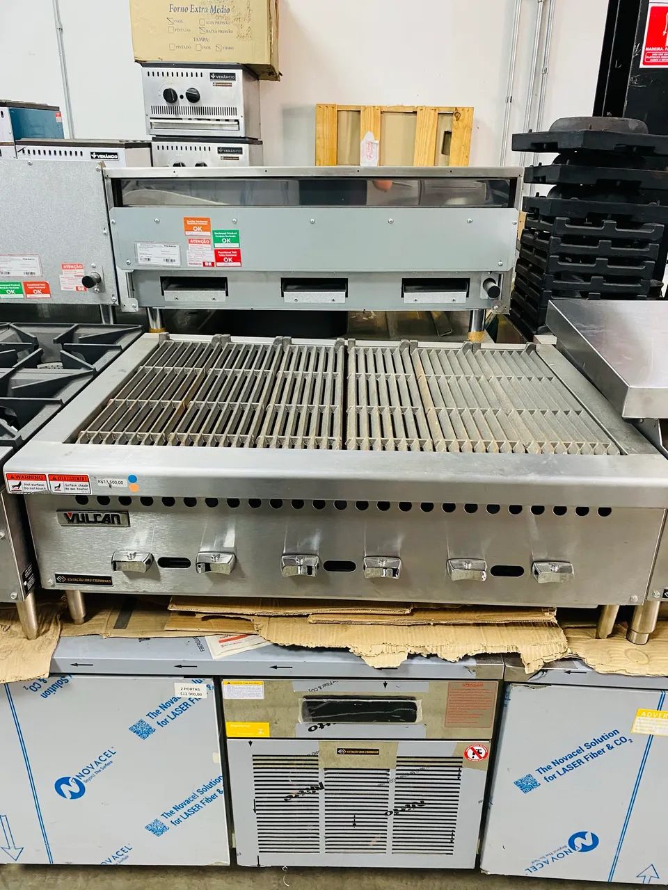 Chair broiler a gás Vulcan 90cm - Foto 4
