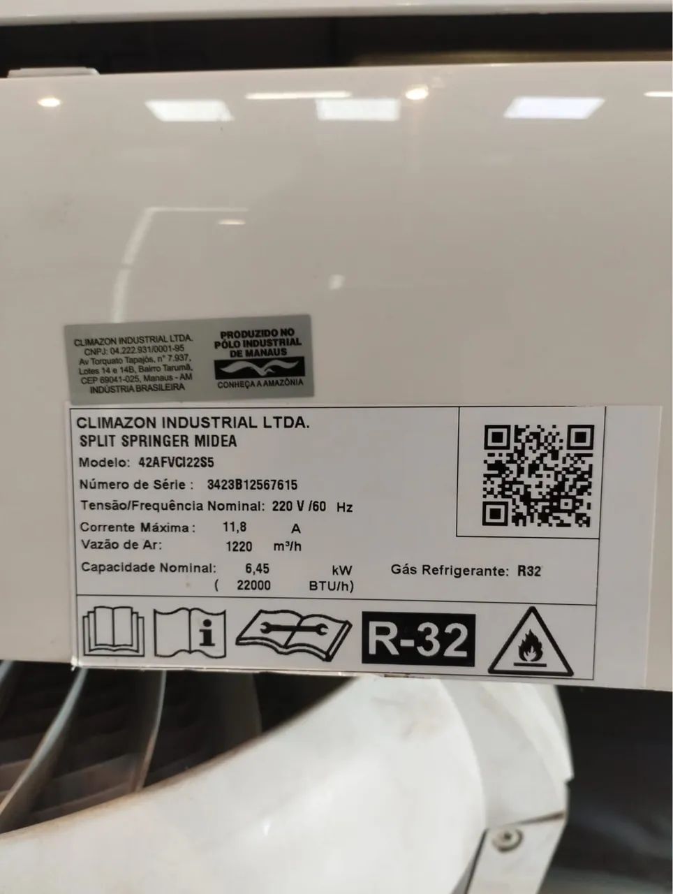 Ar springer midea 22mil Btu inverter  - Foto 2