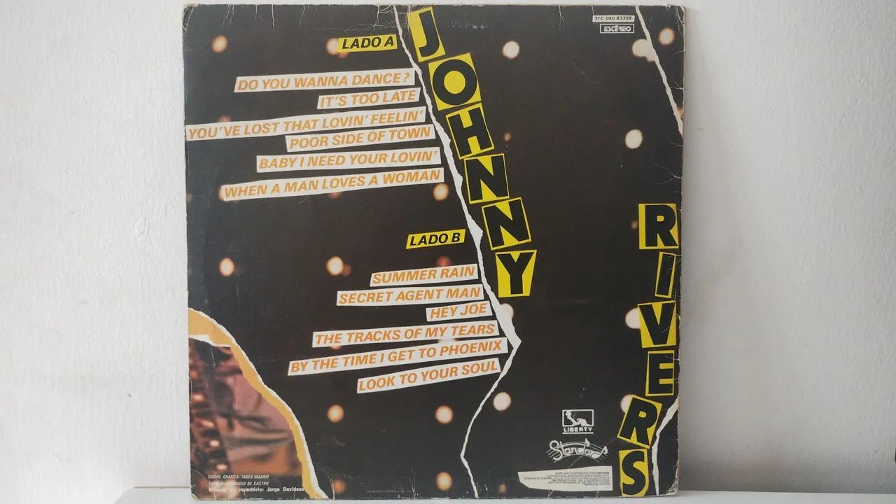 LP Johnny Rivers ( THE BEST OF ) - Foto 2