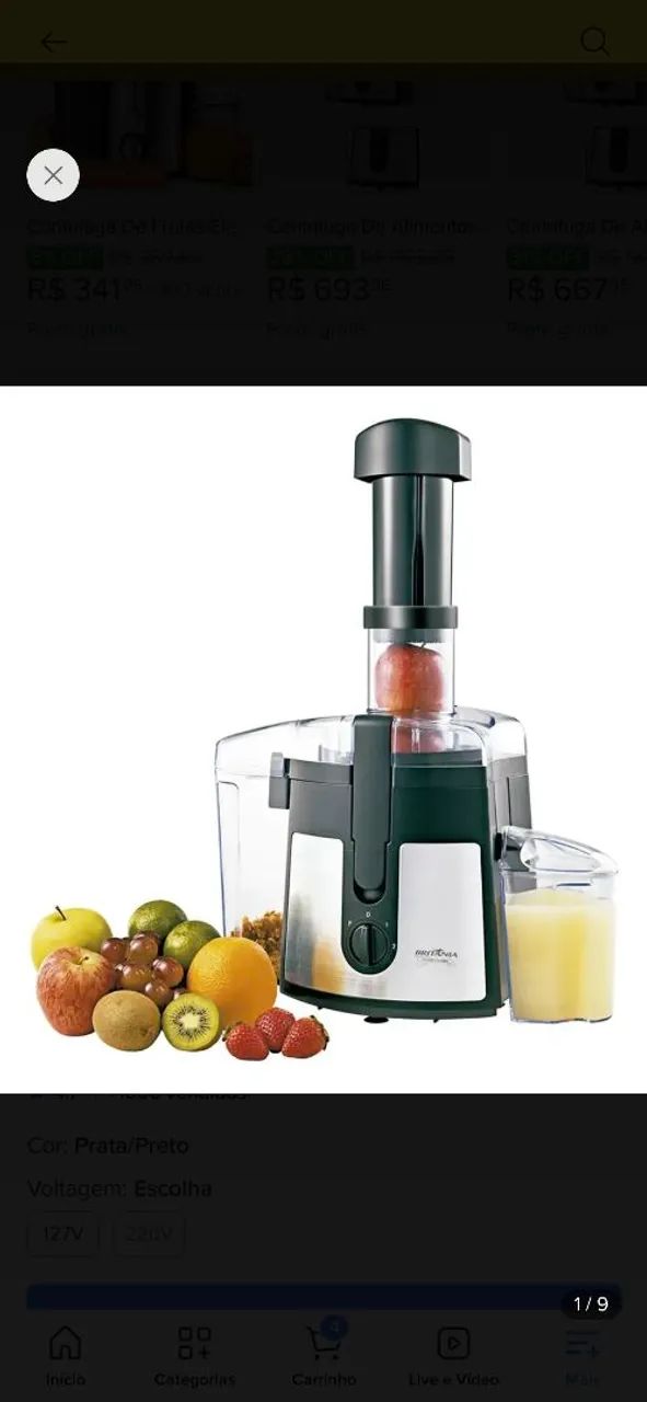 Juicer britania 1000 800w