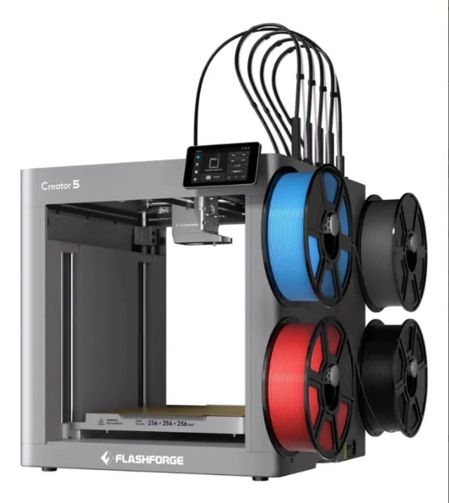PRÉ-VENDA - Impressora 3D Flashforge Creator 5 - Alta Velocidade com 4 Cabeçotes Independe - Foto 2